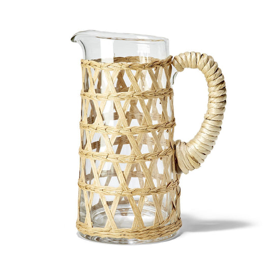 Nevis Glass Pitcher - Natural