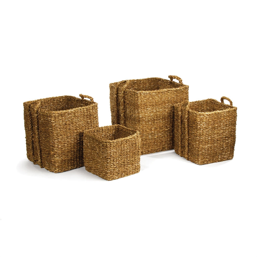 Woven seagrass basket oversized basket with handles extra large ...